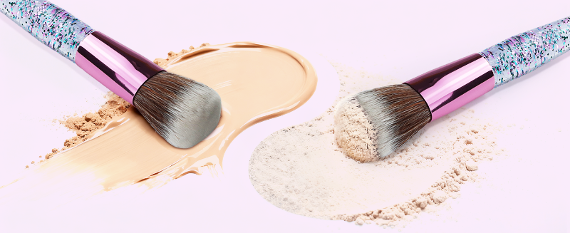 Makeup Brush wet and dry