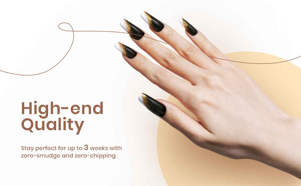 gold nail polish