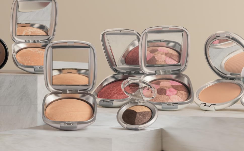 Baked mineral makeup