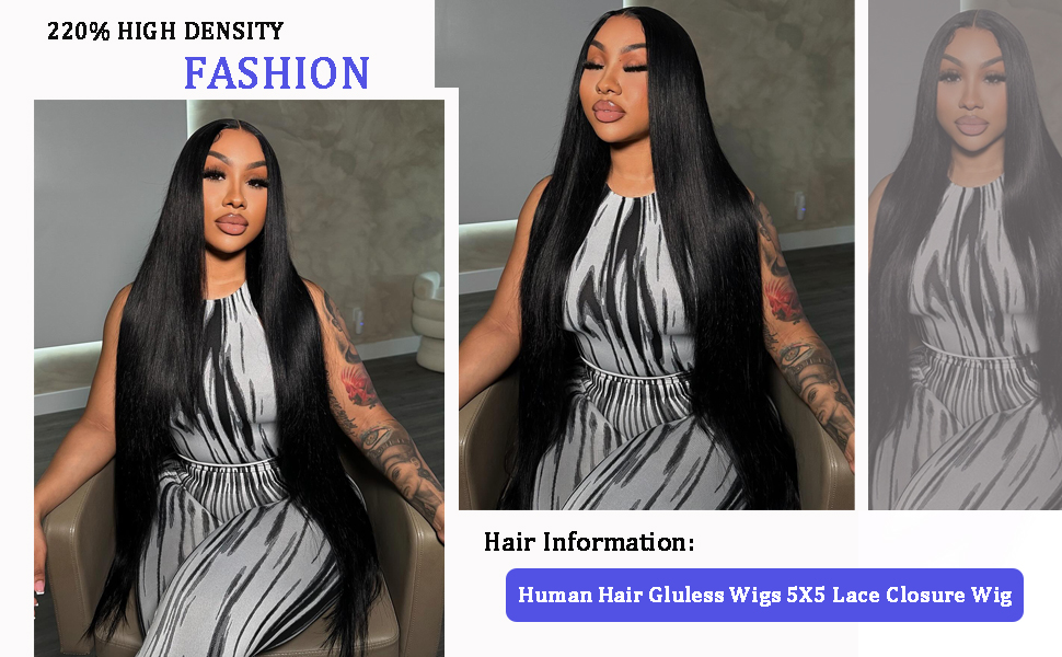 Glueless Wigs Human Hair