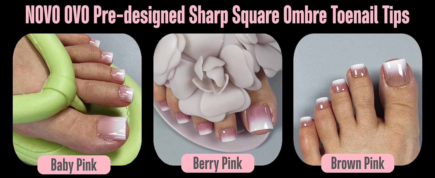 square sharp toe nail tips