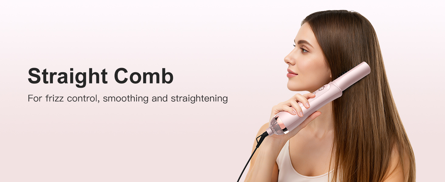 hair straightener brush