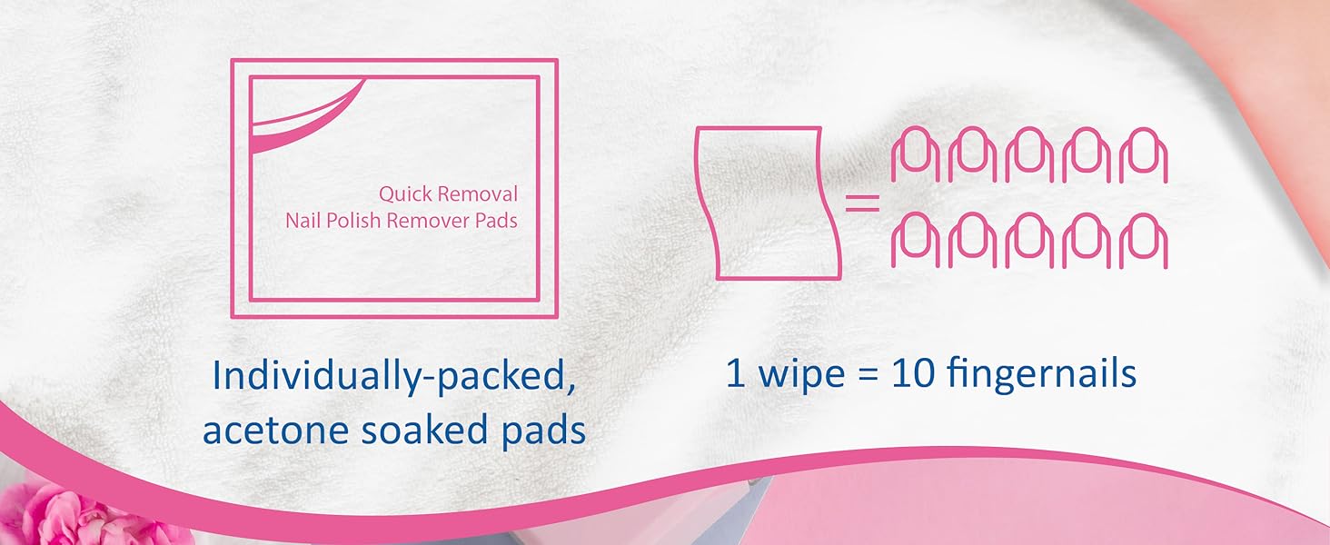 Diamond Wipes Nail Polish Remover Wipes