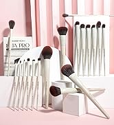 EIGSHOW Makeup Brushes, 18Pcs Professional Make Up Brush Set with Lables, For Foundation, Blush, ...