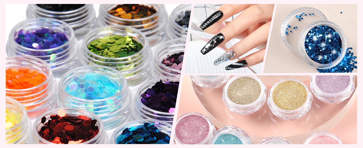 Glitter Decoration Powders