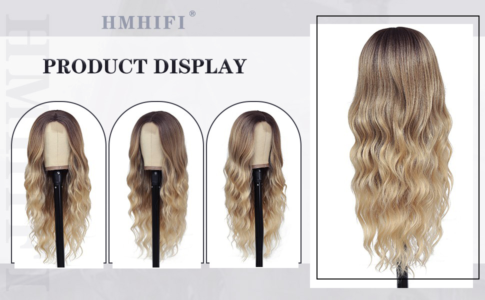ombre blonde Highlights wig