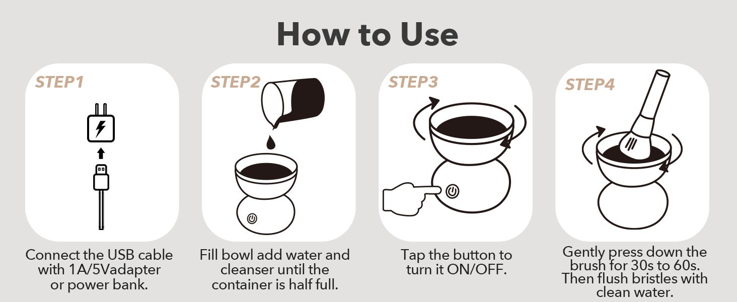 3 steps to clean your makeup brushes