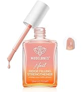 modelones Nail Strengthener Nail Hardener Extra Strong and Growth Jelly Nude Nail Strengthener fo...