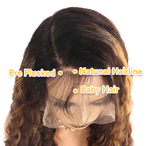 honey blonde lace front wig