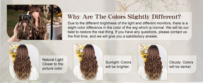 brown with highklight wigs for women