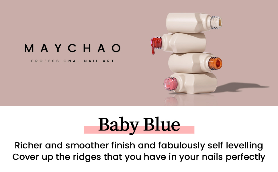 blue nail polish