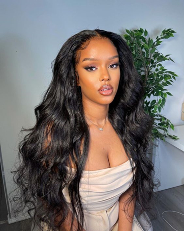 Body wave lace front wig