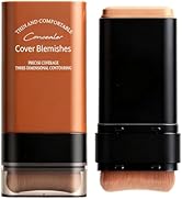 Face Foundation Concealer Stick,2-in-1 Long-wear Lightweight Contour Brighten Stick Blemish with ...