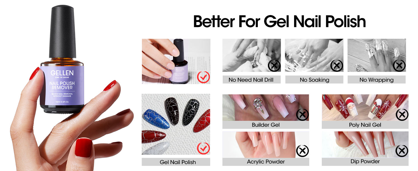 gel nail polish remover kit