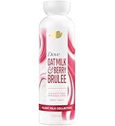 Dove Plant Milk Cleansing Body Wash Oat Milk & Berry Brulee for Moisturized Skin Gentle Cleanser,...