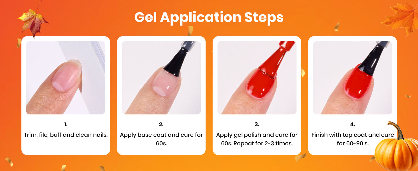 fall gel nail polish