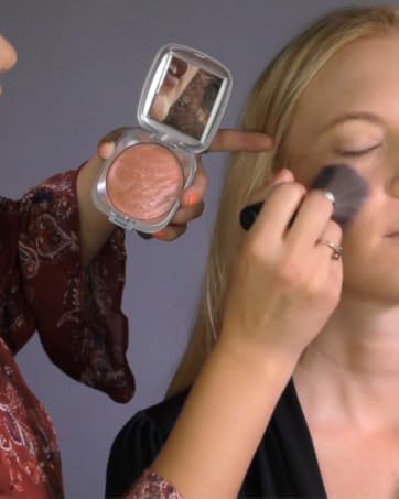 Baked makeup