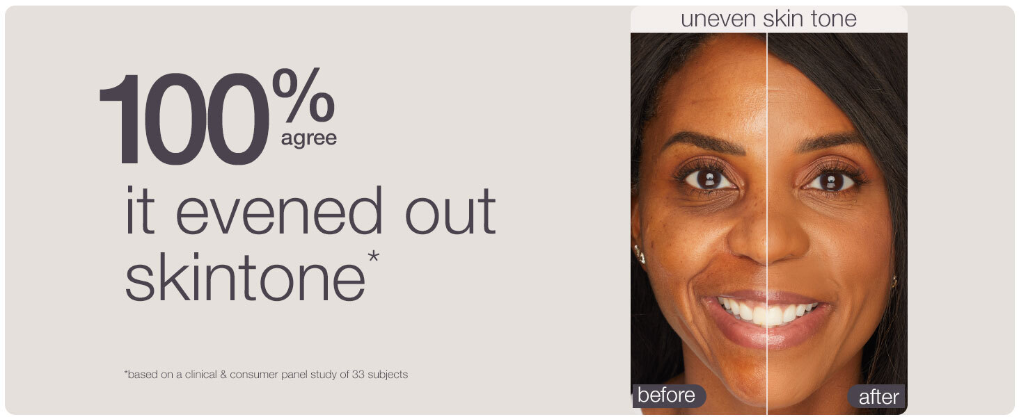 100% agree it evened out skintone