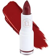 M2U NYC Creamy Ruby Red Matte Lipstick – Hydrating, Full Coverage Matte Lipstick for Women with I...