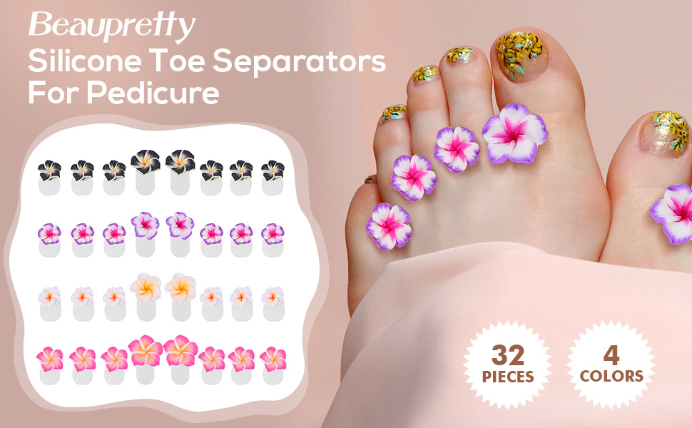 Toe Nail Polish Separators Pedicure Spacers Pedicure Toe Dividers