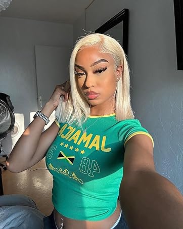 Blonde Bob Wig Human Hair