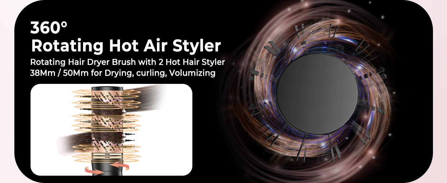 360° Rotating Hot Air styler
