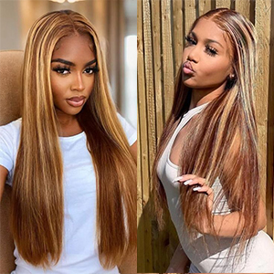 ombre lace front wig human hair