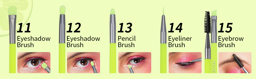 Eyeshadow brush set