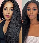 Kinky Straight Lace Front Wig Human Hair
