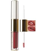 BEUKING Double-Ended Lipstick & Lip Oil, Long Lasting Waterproof Lightweight Lip Gloss, Non-Stick...