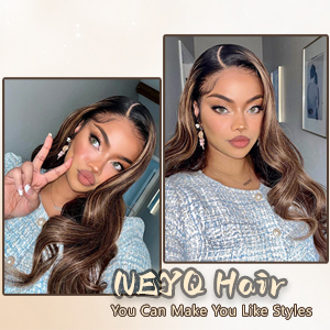 Ombre Lace Front Wig Human Hair