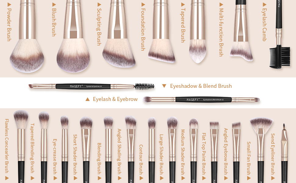 makeup brush set