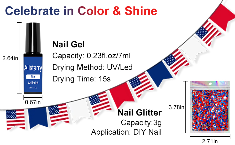 fourth of july nails