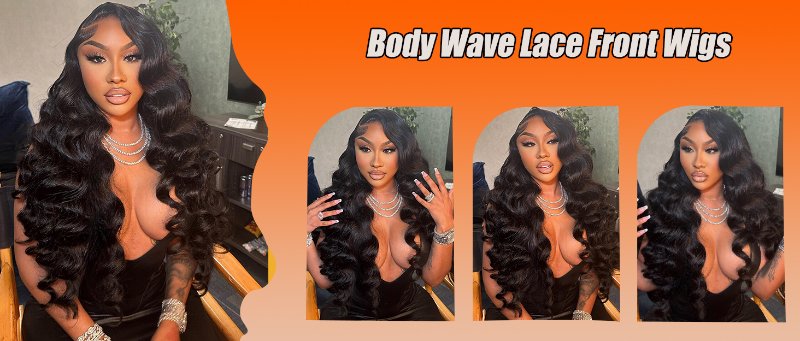 human hair lace front wigs