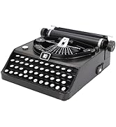 Vintage Typewriter Model, Retro Portable Manual Props Typewriter Model Antique Typewriter Decorat...