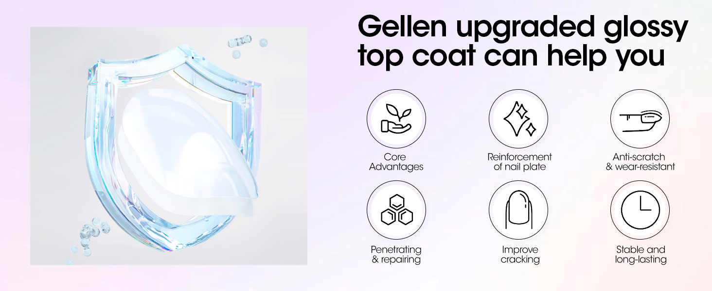 top coat gel nail polish