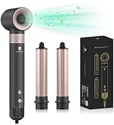 Curling Iron Hair Dryer: Auto Wrap Curling Wand 1 1/4 Inch Automatic Hair Curler, Ceramic Negativ...