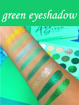 emerald green eyeshadow