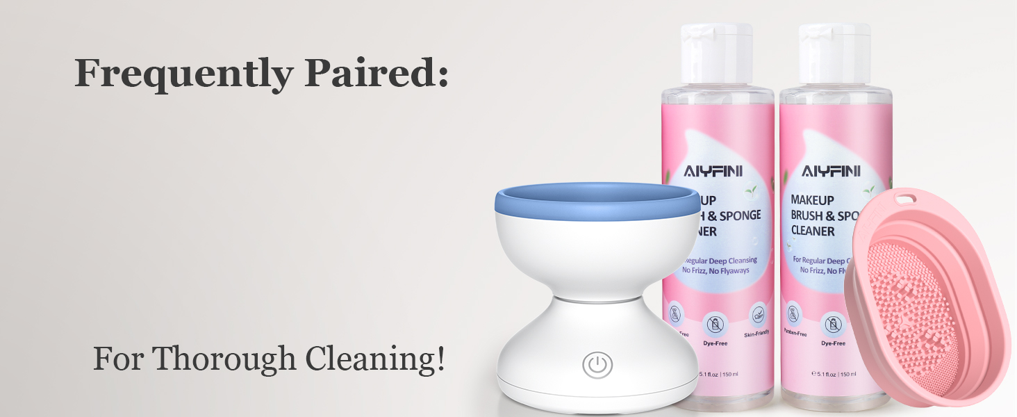 for thorough cleaning makeup brush cleaning kit