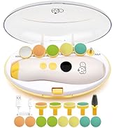 Rechargeable 22 in 1 Baby Nail Trimmer, Usage Labeled Case, 13 Extra Replacement Tools, Royal Ang...