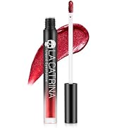 Liquid Metallic Burgundy Eyeshadow, Highly Pigmented Quick-Drying Red Goth Eyeshadow for Hallowee...