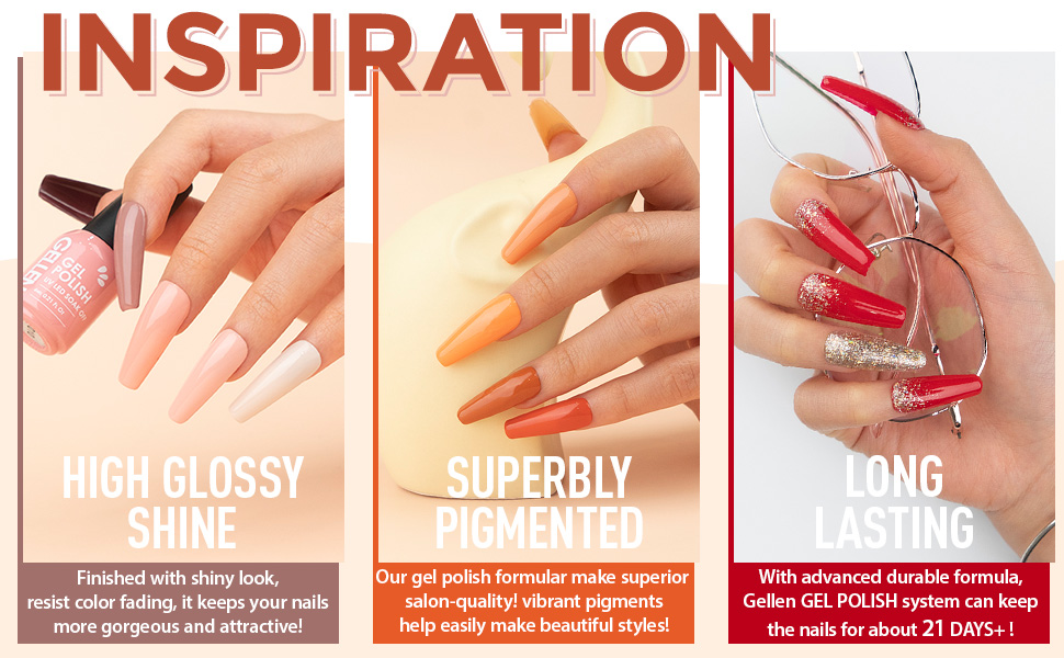 16 Colors Gel Nail Polish