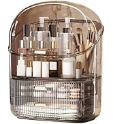 DASITON Makeup Organizer for Vanity,Large Capacity Cosmetic Organizer for Countertop,3 Layers Mak...