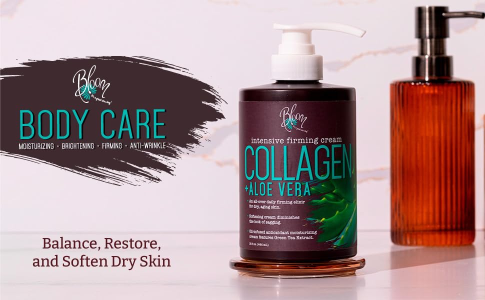 Bloom Body Care balance, restore, and soften dry skin