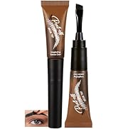 Tattoo Eyebrow Gel Easy Peel Off Tint, 2 Pcs Black Waterproof Tattoo Eye Brow Stain, Professional...
