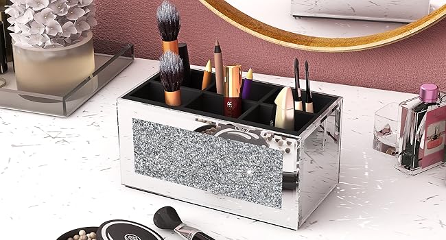 6 slots makeup brushed holder