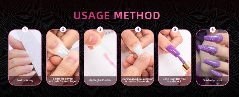 false nail tips by krofaue