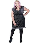 Cricket’s Perfect Fit Apron Hair Stylist Cover Up for Salon Hairdresser, Black, Plus Size