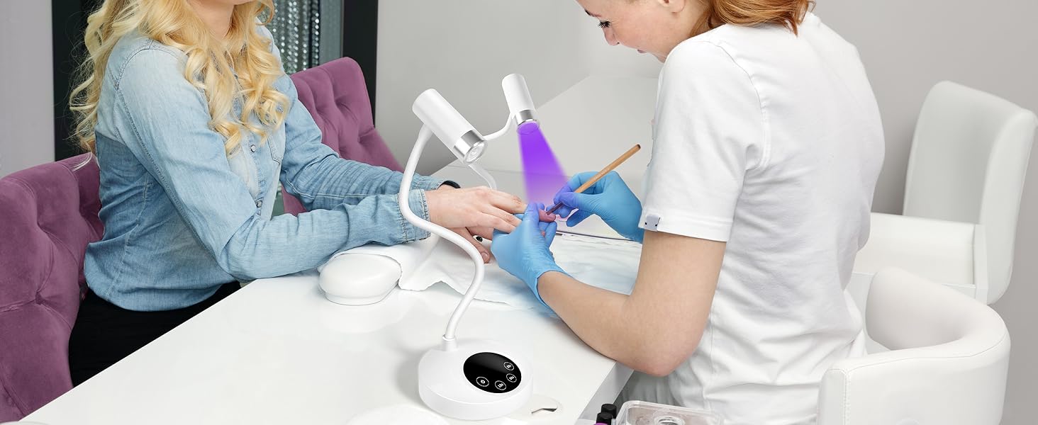 led uv nail lamp gooseneck uv lamp for gel x nails led nail light