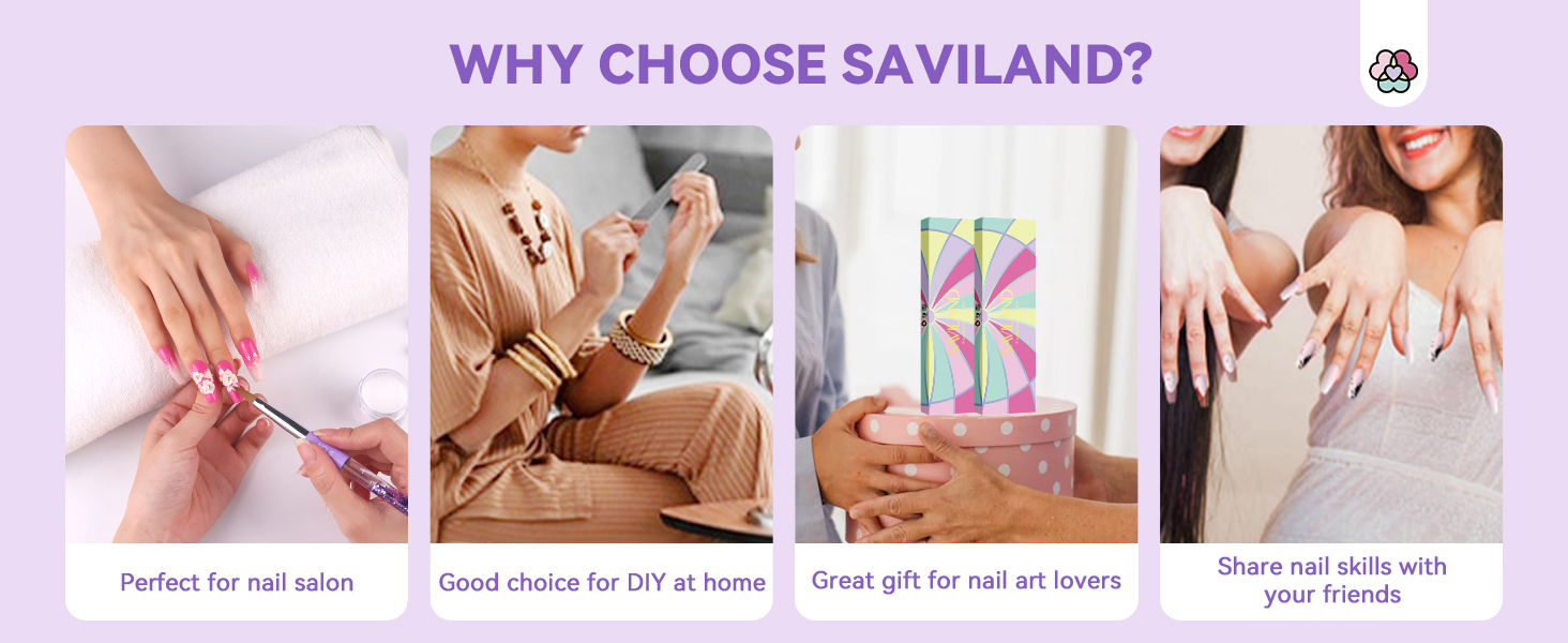 saviland nail brush gift set